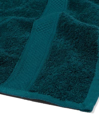 serviette de bain - qualité épaisse - vert foncé vert foncé petite serviette - 5220012 - HEMA