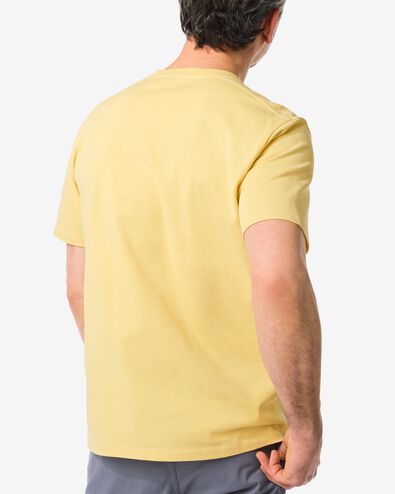 Herren-T-Shirt, Relaxed Fit gelb XXL - 2115448 - HEMA
