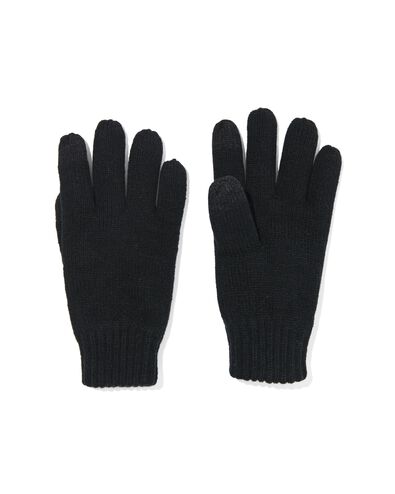 gants homme noir M - 16590517 - HEMA