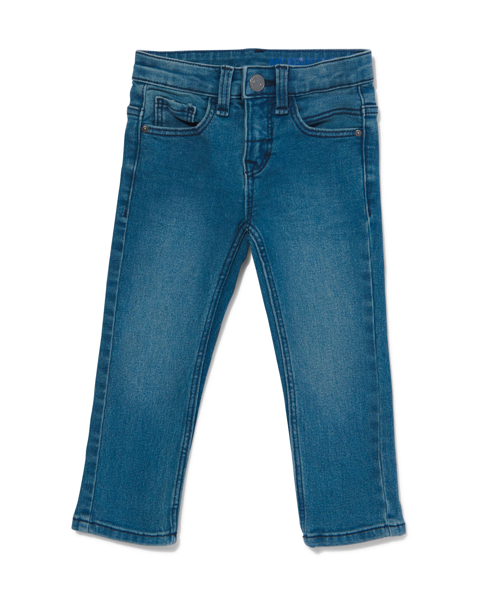 Kinder-Jeans, Regular Fit mittelblau - HEMA