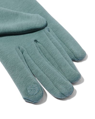 dames touchscreen handschoenen petrol L/XL - 16430082 - HEMA