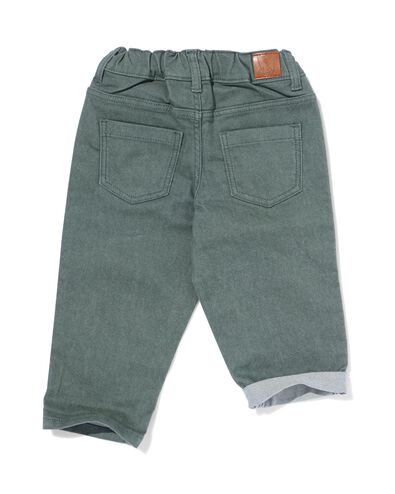 baby jeans loose fit groen groen - 33115570GREEN - HEMA