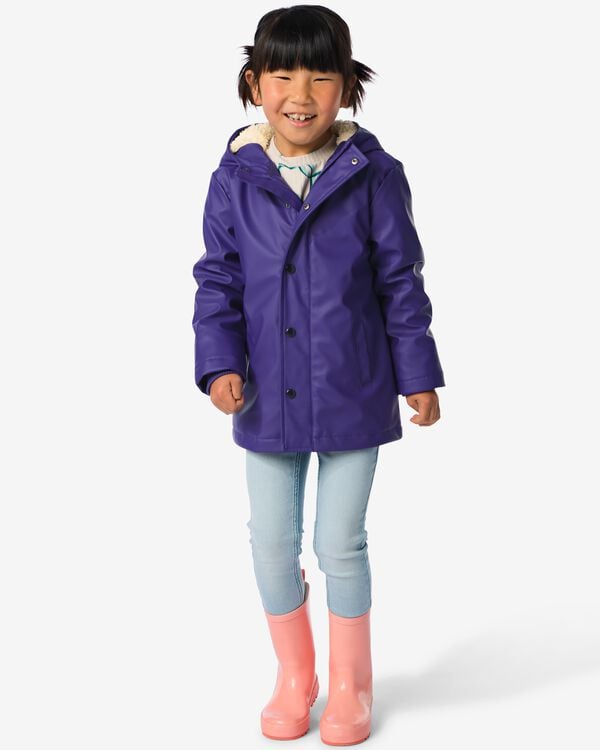 Kinder-Jacke mit Kapuze violett violett - 30869119PURPLE - HEMA