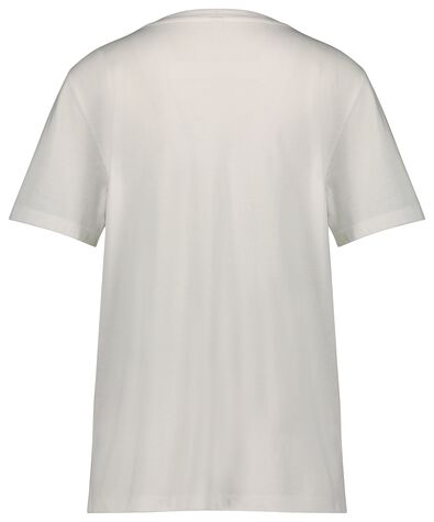 t-shirt femme danila avec bambou blanc L - 36331383 - HEMA