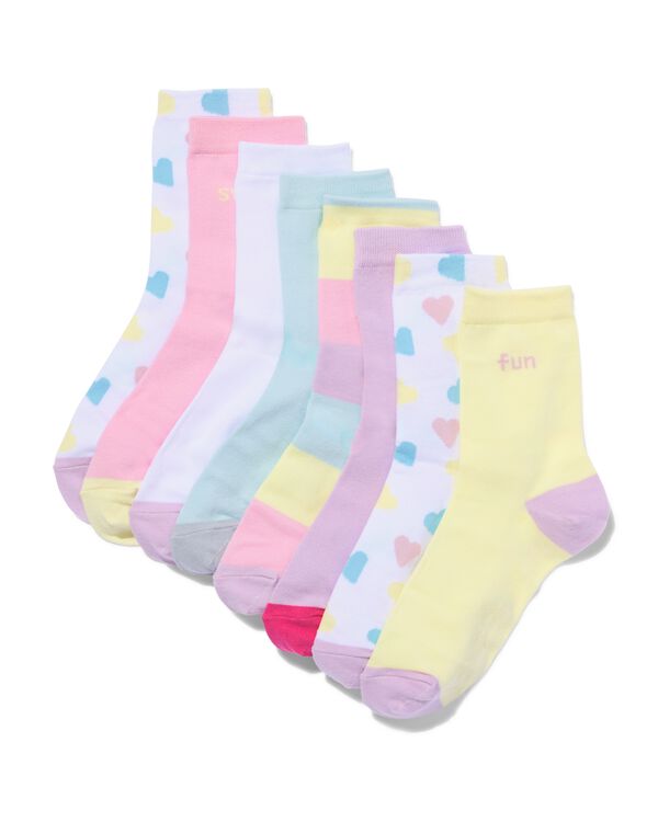 7er-Pack Socken in Geschenkverpackung, mit Baumwolle, Größe 36-41 - 14511158 - HEMA