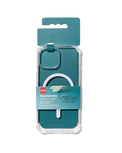 coque souple avec MagSafe pour iPhone 15 transparent - 39680025 - HEMA