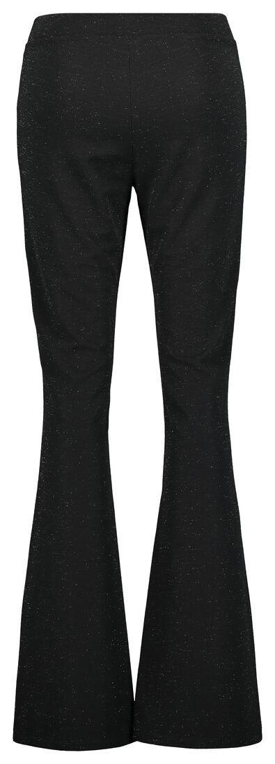 pantalon femme patte déléphant paillettes noir L - 36212583 - HEMA