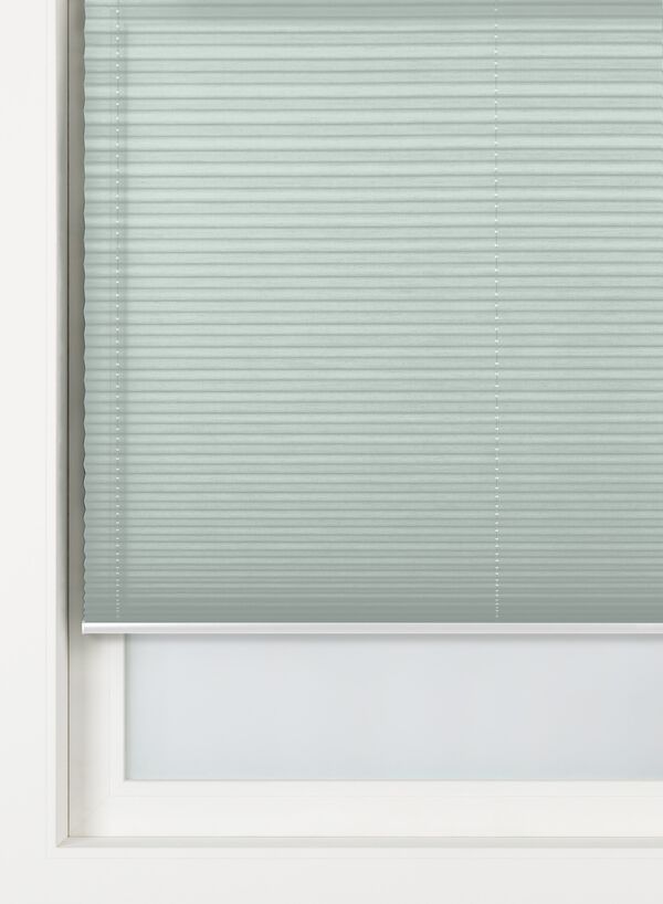 plissé simple uni transparent groen groen - 1000031700 - HEMA