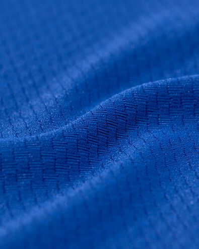 Herren-Sport-T-Shirt, nahtlos blau XXL - 36030133 - HEMA