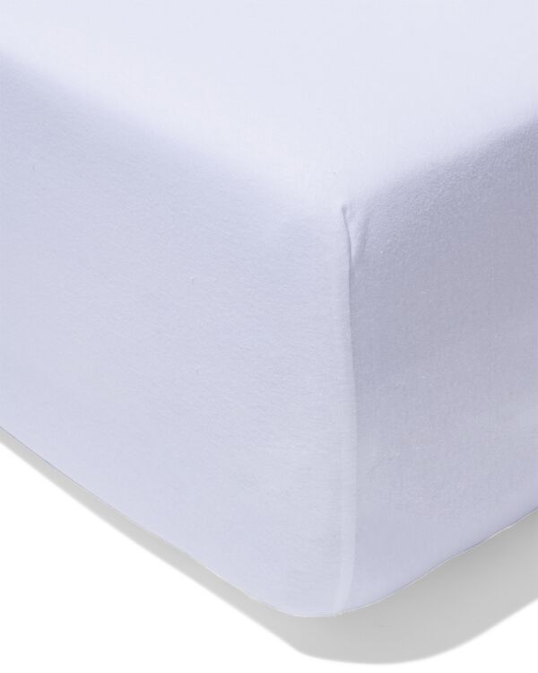 drap-housse pour boxspring jersey 180x200/220 blanc - 5180059 - HEMA