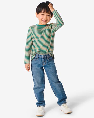 jean enfant - modèle straight fit bleu 140 - 30776360 - HEMA