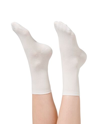 2er-Pack Damen-Socken weiß - 1000001594 - HEMA