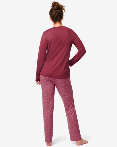 Damen-Pyjama, Miffy, Mikrofaser mauve M - 23460207 - HEMA