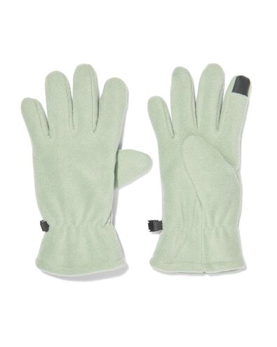 kinder handschoenen met touchscreen mintgroen 110/116 - 16736131 - HEMA