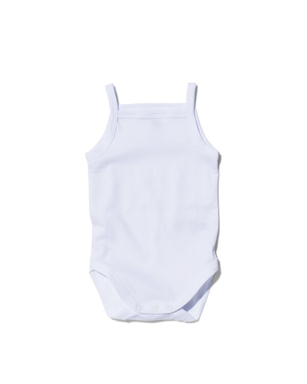 2-pak baby romper wit wit - 1000005195 - HEMA