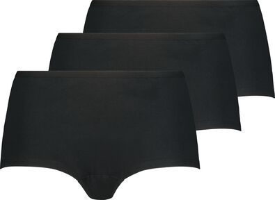 lot de 3 culottes noir - 1000001991 - HEMA