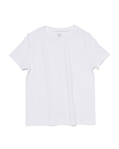 Kinder-Sport-T-Shirt, nahtlos weiß 134/140 - 36030182 - HEMA