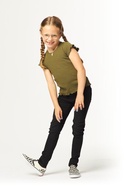 jean enfant modèle skinny noir 110 - 30874861 - HEMA