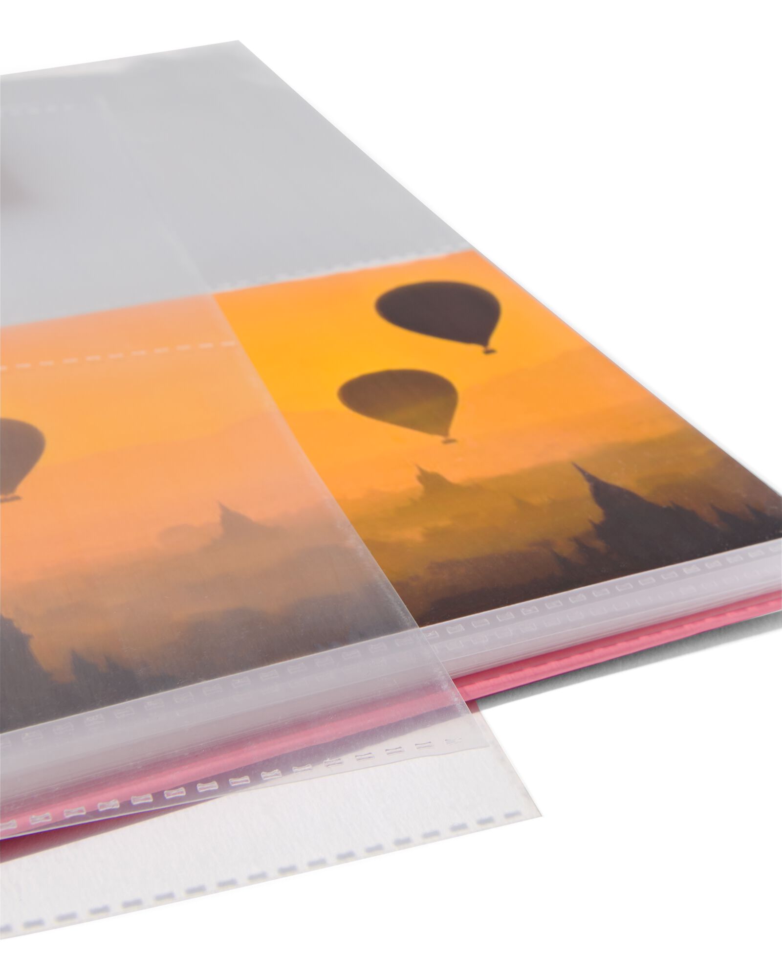 livre photo avec pochettes en plastique 22.5x22.5 carton - HEMA