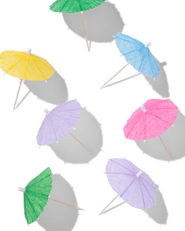 cocktailprikkers parasol - 25 stuks - 14240171 - HEMA