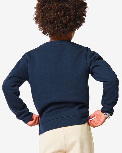 kinder sweater bonvoyage donkerblauw 98/104 - 30770849 - HEMA