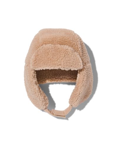 bonnet de pilote enfant avec protège-oreilles beige - 16735430BEIGE - HEMA