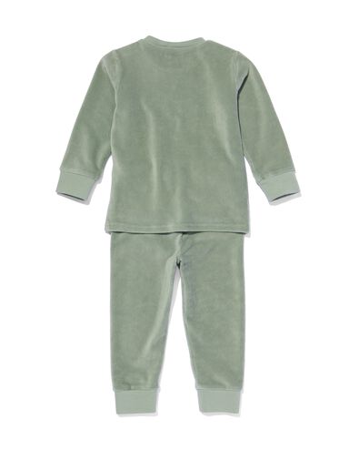 Baby-Pyjama, gerippt, Velours - 33397521 - HEMA