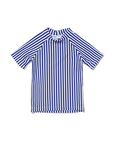 t-shirt de natation bébé rayure bleu - 33299965BLUE - HEMA