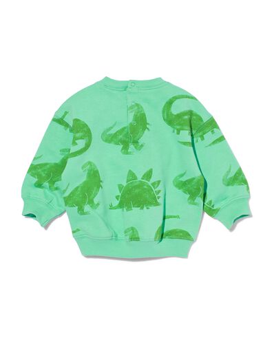 baby sweater dino's  groen groen - 33114570GREEN - HEMA