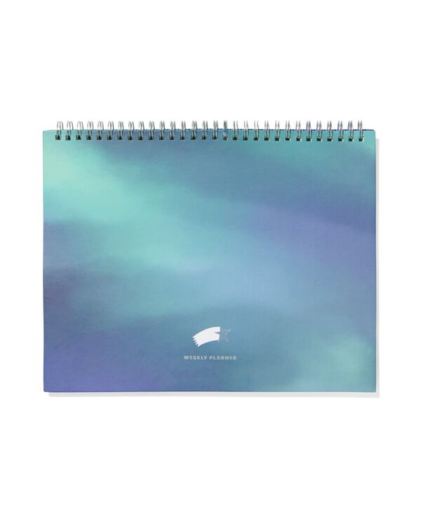 weekplanner met spiraal 21x37 sterren - 14170162 - HEMA