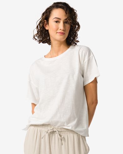 t-shirt femme Dori  blanc XL - 36354674 - HEMA