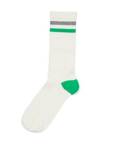 Herren-Socken, mit Baumwollanteil, sportive Streifen weiß 39/42 - 4102641 - HEMA