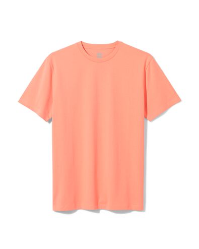 Herren-T-Shirt, mit Elasthananteil rosa L - 2115216 - HEMA