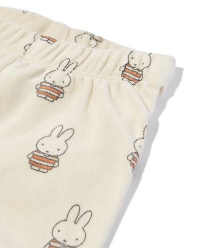 pyjama Miffy velours blanc cassé - 1000032398 - HEMA