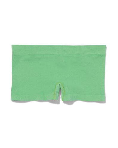 shortie sans coutures femme côtelé vert XS - 21950836 - HEMA