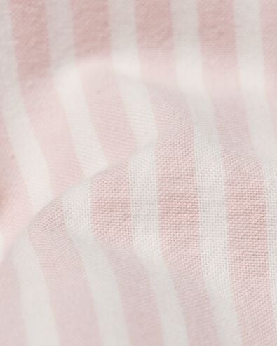 Bettwäsche, Soft Cotton, 240 x 200/220 cm, Streifen, rosa - 5790121 - HEMA