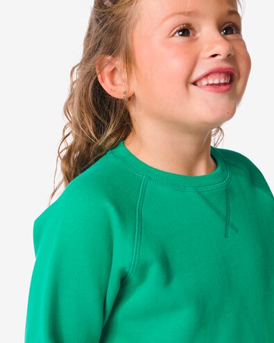 Kinder-Sweatshirt grün 134/140 - 30835964 - HEMA