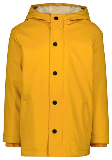 Kinder-Jacke mit Kapuze gelb 134/140 - 30749971 - HEMA