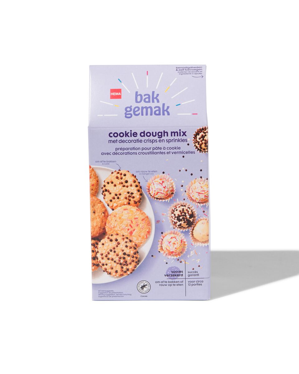 Ondoorzichtig beginnen Ontoegankelijk cookie dough mix - HEMA