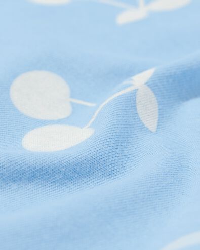 chemise de nuit femme coton cerises bleu S - 23490079 - HEMA