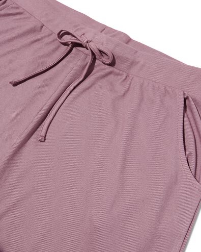 pantalon de pyjama femme avec viscose mauve - 1000030244 - HEMA