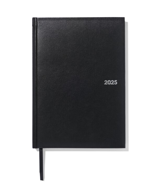 agenda 2025 21x15 PU noir - 14690071 - HEMA