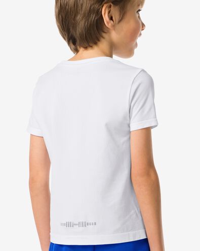 Kinder-Sport-T-Shirt, nahtlos weiß 146/152 - 36030183 - HEMA