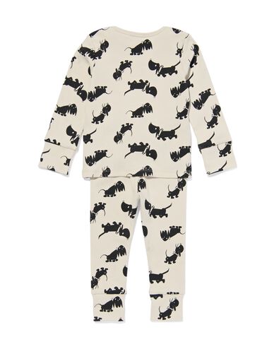 größenflexibler Baby-Pyjama, gerippt, Takkie beige 92/104 - 33309832 - HEMA