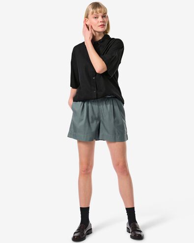 short femme Kelsey vert M - 36299272 - HEMA