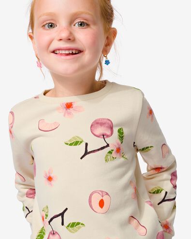 Kinder-Sweatshirt eierschalenfarben eierschalenfarben - 1000032443 - HEMA