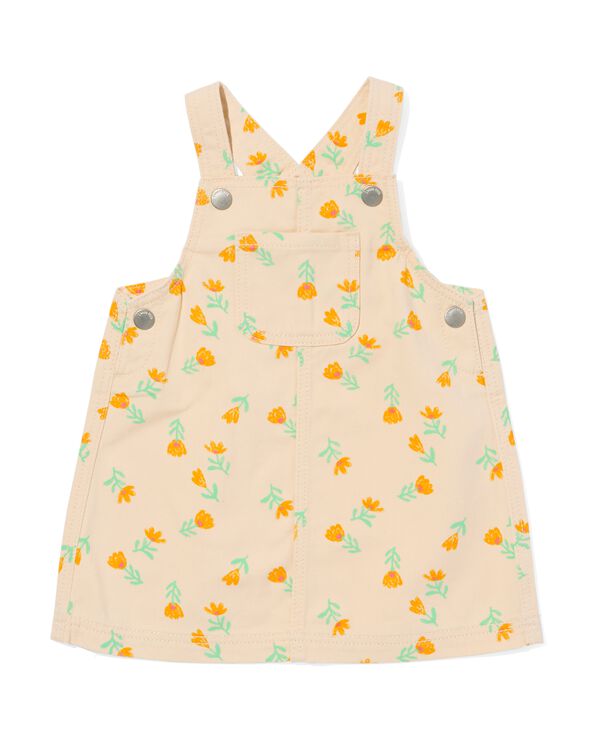 robe en jean avec fleurs pour bébé pêche pêche - 33055650PEACH - HEMA