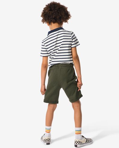 2er-Pack Kinder-Shorts grün 134/140 - 30782541 - HEMA