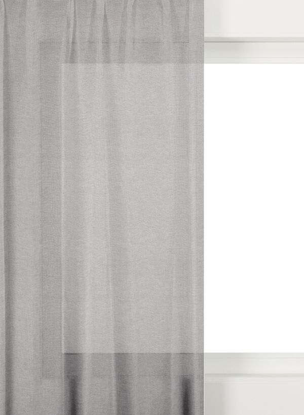 tissu pour rideau vicenza gris gris - 1000015742 - HEMA