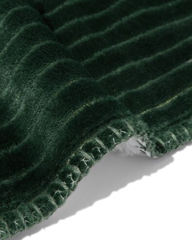 woonplaid fleece/sherpa 130x150 groen - 7323051 - HEMA